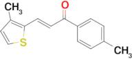 (2E)-1-(4-methylphenyl)-3-(3-methylthiophen-2-yl)prop-2-en-1-one