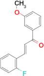 (2E)-3-(2-fluorophenyl)-1-(3-methoxyphenyl)prop-2-en-1-one