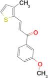 (2E)-1-(3-methoxyphenyl)-3-(3-methylthiophen-2-yl)prop-2-en-1-one