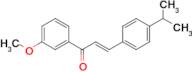 (2E)-1-(3-methoxyphenyl)-3-[4-(propan-2-yl)phenyl]prop-2-en-1-one