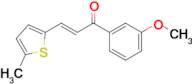 (2E)-1-(3-methoxyphenyl)-3-(5-methylthiophen-2-yl)prop-2-en-1-one