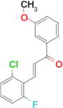 (2E)-3-(2-chloro-6-fluorophenyl)-1-(3-methoxyphenyl)prop-2-en-1-one