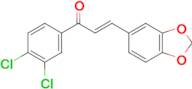 (2E)-3-(2H-1,3-benzodioxol-5-yl)-1-(3,4-dichlorophenyl)prop-2-en-1-one