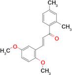 (2E)-3-(2,5-dimethoxyphenyl)-1-(2,4-dimethylphenyl)prop-2-en-1-one