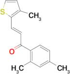 (2E)-1-(2,4-dimethylphenyl)-3-(3-methylthiophen-2-yl)prop-2-en-1-one