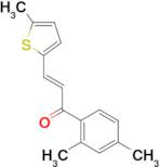 (2E)-1-(2,4-dimethylphenyl)-3-(5-methylthiophen-2-yl)prop-2-en-1-one