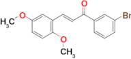 (2E)-1-(3-bromophenyl)-3-(2,5-dimethoxyphenyl)prop-2-en-1-one