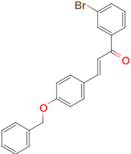 (2E)-3-[4-(benzyloxy)phenyl]-1-(3-bromophenyl)prop-2-en-1-one