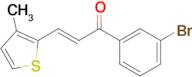 (2E)-1-(3-bromophenyl)-3-(3-methylthiophen-2-yl)prop-2-en-1-one