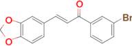 (2E)-3-(2H-1,3-benzodioxol-5-yl)-1-(3-bromophenyl)prop-2-en-1-one