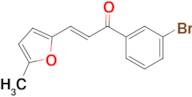 (2E)-1-(3-bromophenyl)-3-(5-methylfuran-2-yl)prop-2-en-1-one