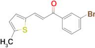 (2E)-1-(3-bromophenyl)-3-(5-methylthiophen-2-yl)prop-2-en-1-one