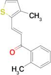 (2E)-1-(2-methylphenyl)-3-(3-methylthiophen-2-yl)prop-2-en-1-one