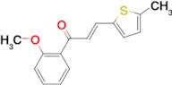 (2E)-1-(2-methoxyphenyl)-3-(5-methylthiophen-2-yl)prop-2-en-1-one