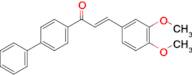 (2E)-1-{[1,1'-biphenyl]-4-yl}-3-(3,4-dimethoxyphenyl)prop-2-en-1-one