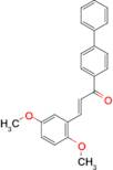 (2E)-1-{[1,1'-biphenyl]-4-yl}-3-(2,5-dimethoxyphenyl)prop-2-en-1-one