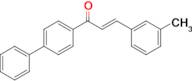 (2E)-1-{[1,1'-biphenyl]-4-yl}-3-(3-methylphenyl)prop-2-en-1-one