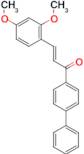 (2E)-1-{[1,1'-biphenyl]-4-yl}-3-(2,4-dimethoxyphenyl)prop-2-en-1-one