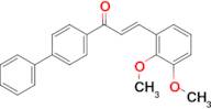 (2E)-1-{[1,1'-biphenyl]-4-yl}-3-(2,3-dimethoxyphenyl)prop-2-en-1-one