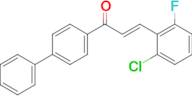 (2E)-1-{[1,1'-biphenyl]-4-yl}-3-(2-chloro-6-fluorophenyl)prop-2-en-1-one