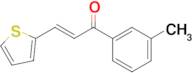 (2E)-1-(3-methylphenyl)-3-(thiophen-2-yl)prop-2-en-1-one