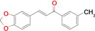 (2E)-3-(2H-1,3-benzodioxol-5-yl)-1-(3-methylphenyl)prop-2-en-1-one