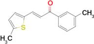 (2E)-1-(3-methylphenyl)-3-(5-methylthiophen-2-yl)prop-2-en-1-one