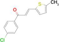 (2E)-1-(4-chlorophenyl)-3-(5-methylthiophen-2-yl)prop-2-en-1-one