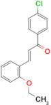 (2E)-1-(4-chlorophenyl)-3-(2-ethoxyphenyl)prop-2-en-1-one