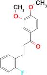 (2E)-1-(3,4-dimethoxyphenyl)-3-(2-fluorophenyl)prop-2-en-1-one