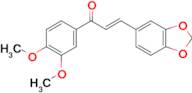 (2E)-3-(2H-1,3-benzodioxol-5-yl)-1-(3,4-dimethoxyphenyl)prop-2-en-1-one