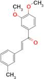 (2E)-1-(3,4-dimethoxyphenyl)-3-(3-methylphenyl)prop-2-en-1-one