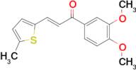 (2E)-1-(3,4-dimethoxyphenyl)-3-(5-methylthiophen-2-yl)prop-2-en-1-one