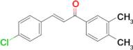 (2E)-3-(4-chlorophenyl)-1-(3,4-dimethylphenyl)prop-2-en-1-one