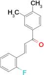 (2E)-1-(3,4-dimethylphenyl)-3-(2-fluorophenyl)prop-2-en-1-one