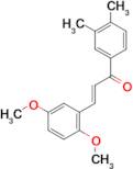 (2E)-3-(2,5-dimethoxyphenyl)-1-(3,4-dimethylphenyl)prop-2-en-1-one