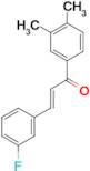 (2E)-1-(3,4-dimethylphenyl)-3-(3-fluorophenyl)prop-2-en-1-one