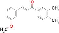 (2E)-1-(3,4-dimethylphenyl)-3-(3-methoxyphenyl)prop-2-en-1-one