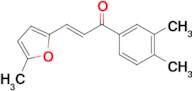 (2E)-1-(3,4-dimethylphenyl)-3-(5-methylfuran-2-yl)prop-2-en-1-one