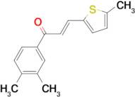 (2E)-1-(3,4-dimethylphenyl)-3-(5-methylthiophen-2-yl)prop-2-en-1-one