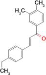 (2E)-1-(3,4-dimethylphenyl)-3-(4-ethylphenyl)prop-2-en-1-one