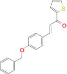 (2E)-3-[4-(benzyloxy)phenyl]-1-(thiophen-2-yl)prop-2-en-1-one