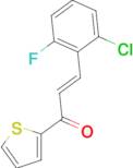 (2E)-3-(2-chloro-6-fluorophenyl)-1-(thiophen-2-yl)prop-2-en-1-one