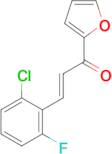 (2E)-3-(2-chloro-6-fluorophenyl)-1-(furan-2-yl)prop-2-en-1-one