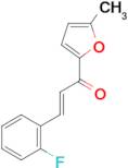 (2E)-3-(2-fluorophenyl)-1-(5-methylfuran-2-yl)prop-2-en-1-one