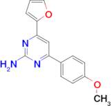 4-(furan-2-yl)-6-(4-methoxyphenyl)pyrimidin-2-amine