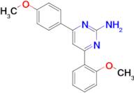 4-(2-methoxyphenyl)-6-(4-methoxyphenyl)pyrimidin-2-amine