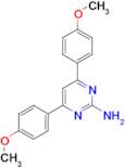 4,6-bis(4-methoxyphenyl)pyrimidin-2-amine