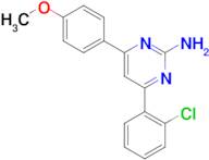 4-(2-chlorophenyl)-6-(4-methoxyphenyl)pyrimidin-2-amine