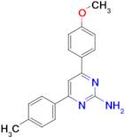 4-(4-methoxyphenyl)-6-(4-methylphenyl)pyrimidin-2-amine